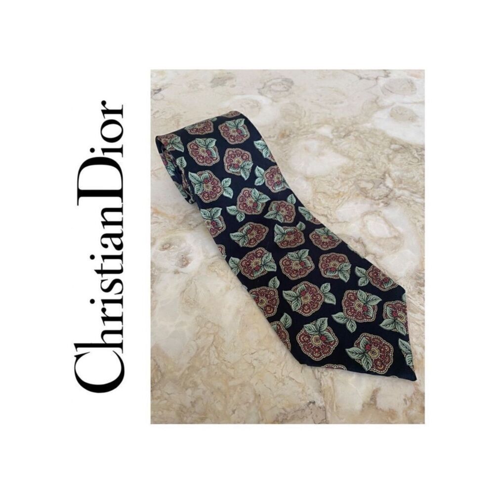 Christian Dior 100% Silk Tie